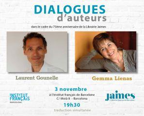 2ème dialogue : Laurent Gounelle avec Gemma Lienas à l'Institut français Barcelona - 