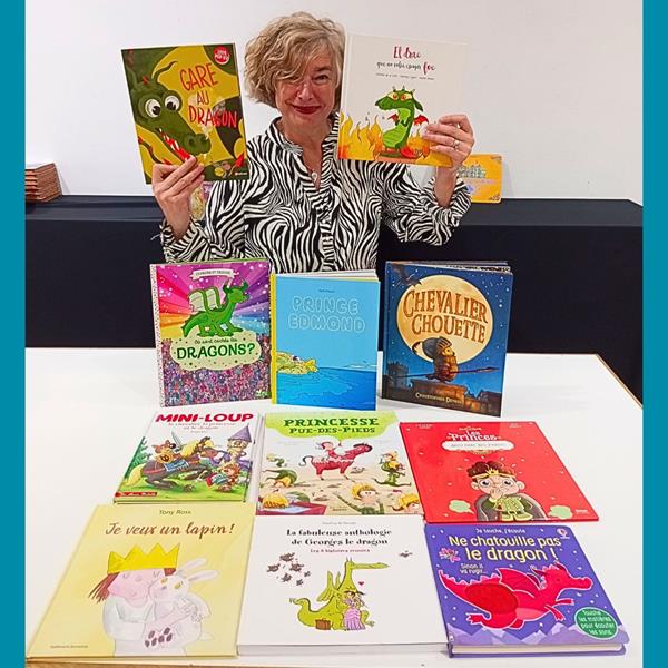 J'aime les samedis, la Saint Jordi avec Mimi, contes de dragons, chevaliers, princes et princesses à gogo