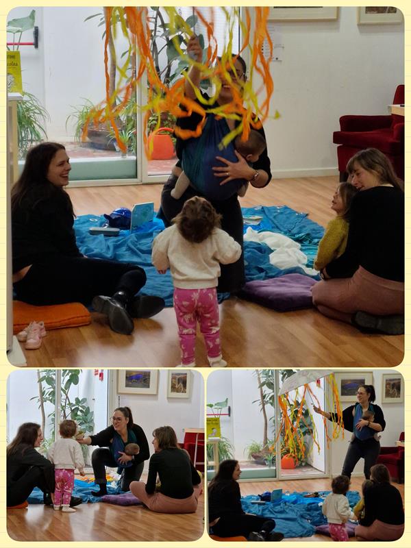 Activité bébés de 0 mois à 2 ans et demi, avec Typhaine