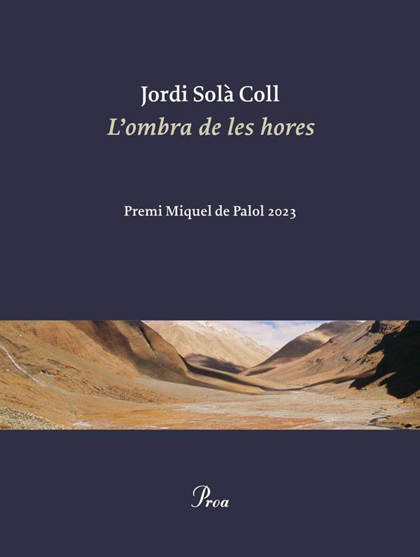 Presentació del llibre “L’ombra de les hores” –premi Miquel de Palol 2023– de Jordi Solà Coll