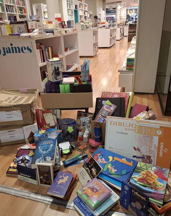 Bric-à-brac à la librairie