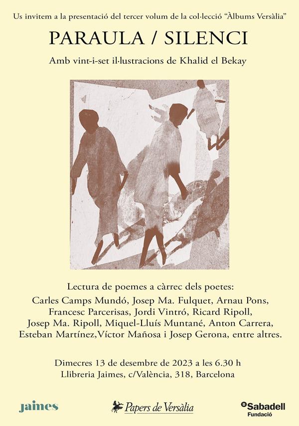 Presencació del Quadern de Versàlia nº 3 : Paraula / Silenci