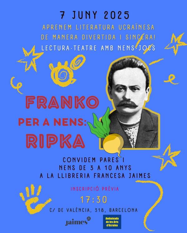 contes, jocs, teatre en ucraïnès per nens de 3 a 10 anys