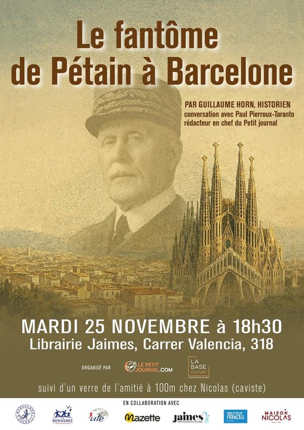 Conférence : Le fantôme de Pétain à Barcelone