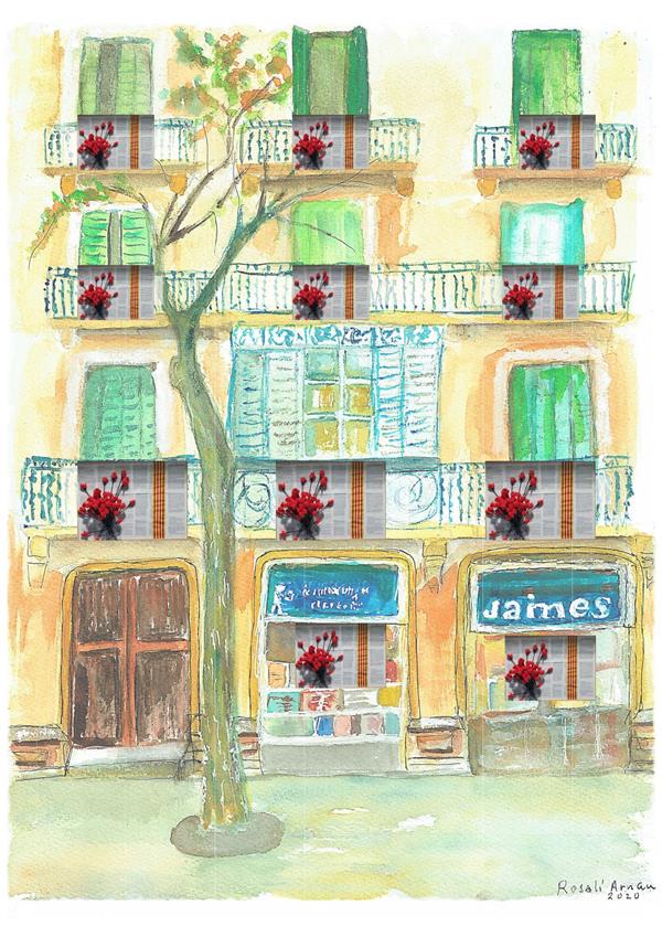 Dia del llibre – Signatures a la parada de davant de la llibreria