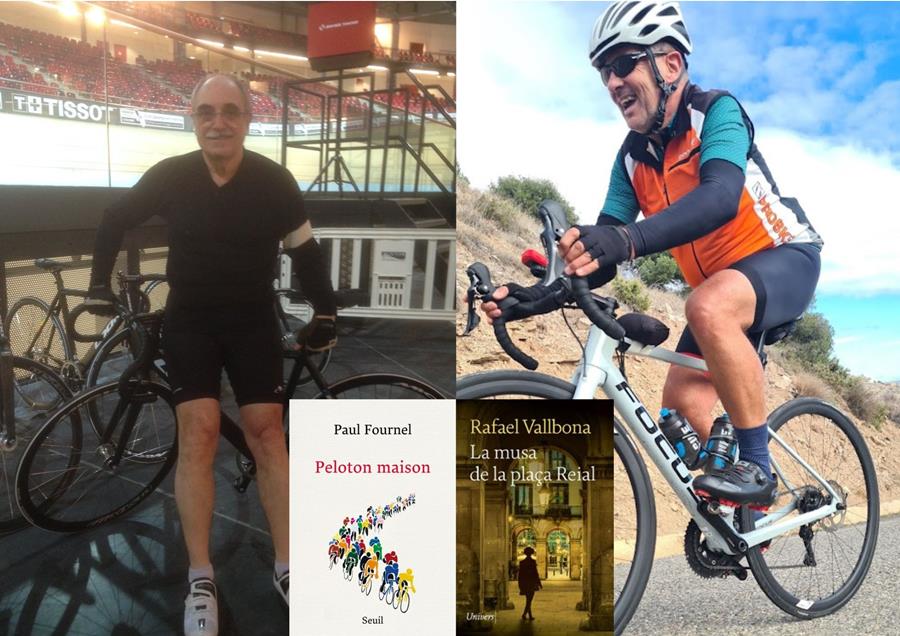 Littérature et vélo, rencontre entre Paul Fournel et Rafael Vallbona, écrivains-cyclistes - 