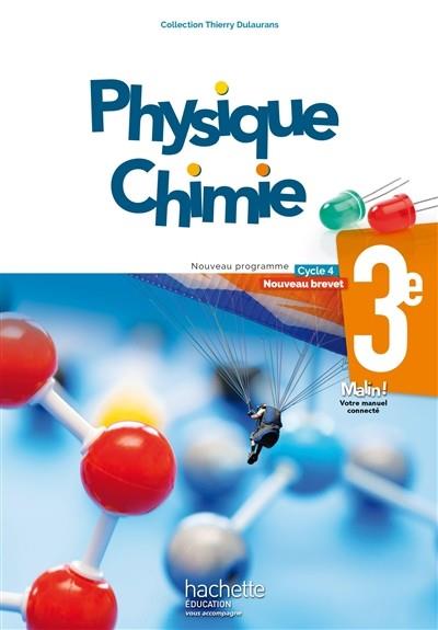 PHYSIQUE CHIMIE 3E, CYCLE 4 : NOUVEAU PROGRAMME, NOUVEAU BREVET | 9782017025238 | BARDE, MICHEL