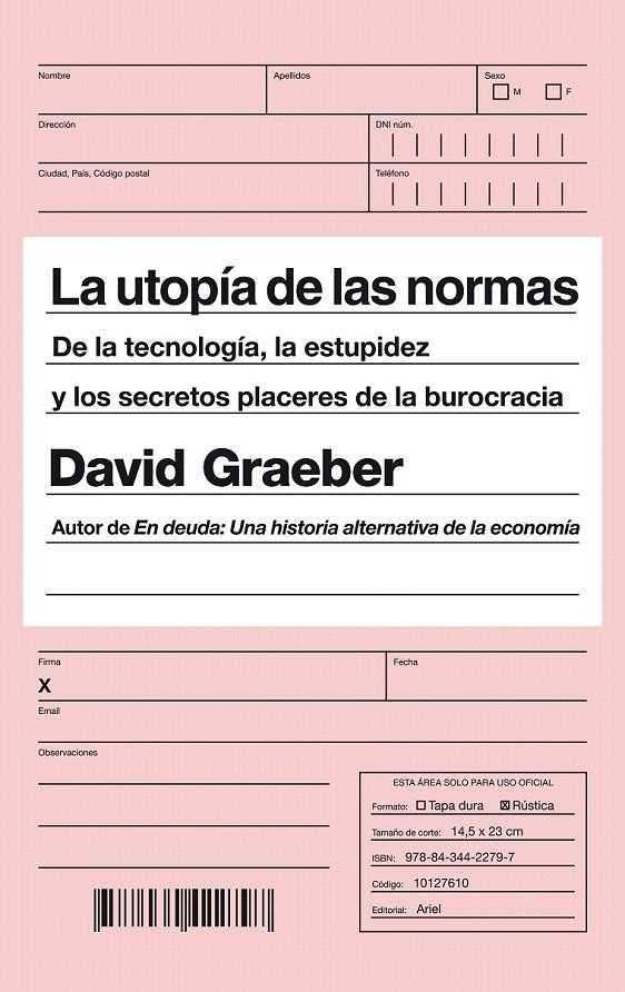 LA UTOPÍA DE LAS NORMAS | 9788434422797 | DAVID GRAEBER