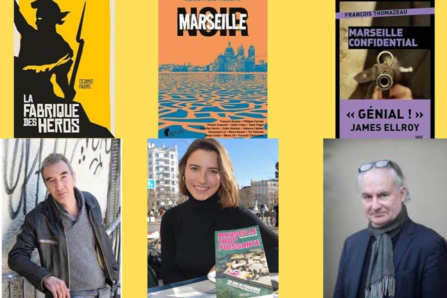 BCNegra - Marseille noir  avec les ecrivains marseillais François Thomazeau et Cédric Fabre et la journaliste Margaux Mazellier, modéré par la professeur et traducteur Philipp Engel - 