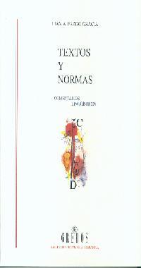 TEXTOS Y NORMAS - COMENTARIOS | 9788424923549 | FRAGO GRACIA, JUAN ANTONIO