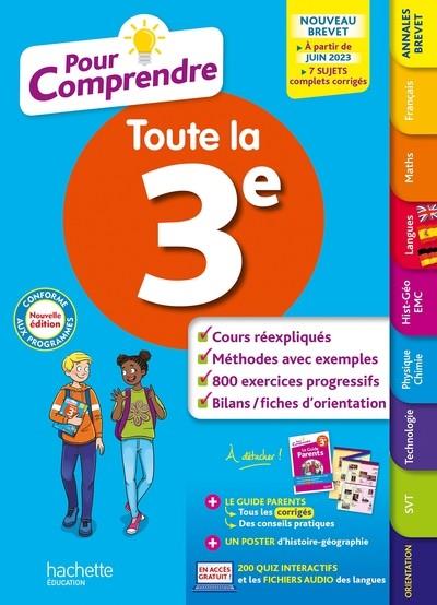 POUR COMPRENDRE TOUTES LES MATIÈRES 3E - ÉDITION 2023 | 9782017223825 | COLLECTIF
