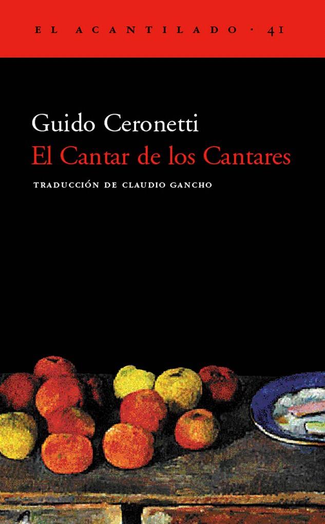 EL CANTAR DE LOS CANTARES | 9788495359414 | CERONETTI, GUIDO