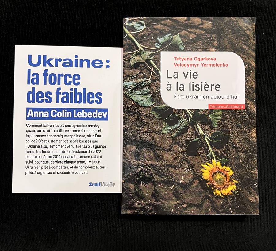 Le journaliste et écrivain Carles Torner présente " La vie en lisière " d'Ogarkova et Yermolenko et de " Ukraine : La force des faibles " de Colin Lebedev - 