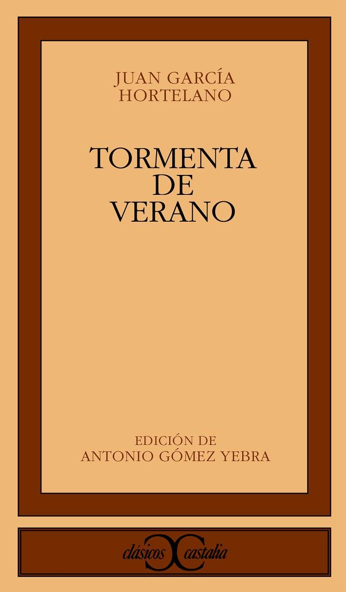 TORMENTA DE VERANO | 9788470395444 | GARCÍA HORTELANO, JUAN