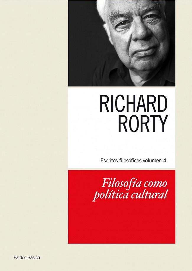 FILOSOFÍA COMO POLÍTICA CULTURAL | 9788449324253 | RICHARD RORTY