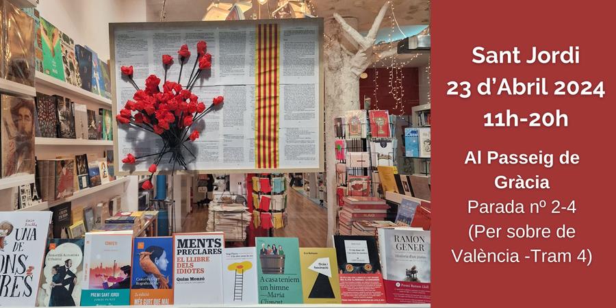 Dia del llibre - Signatures a l'espai literari del Passeig de Gràcia - 