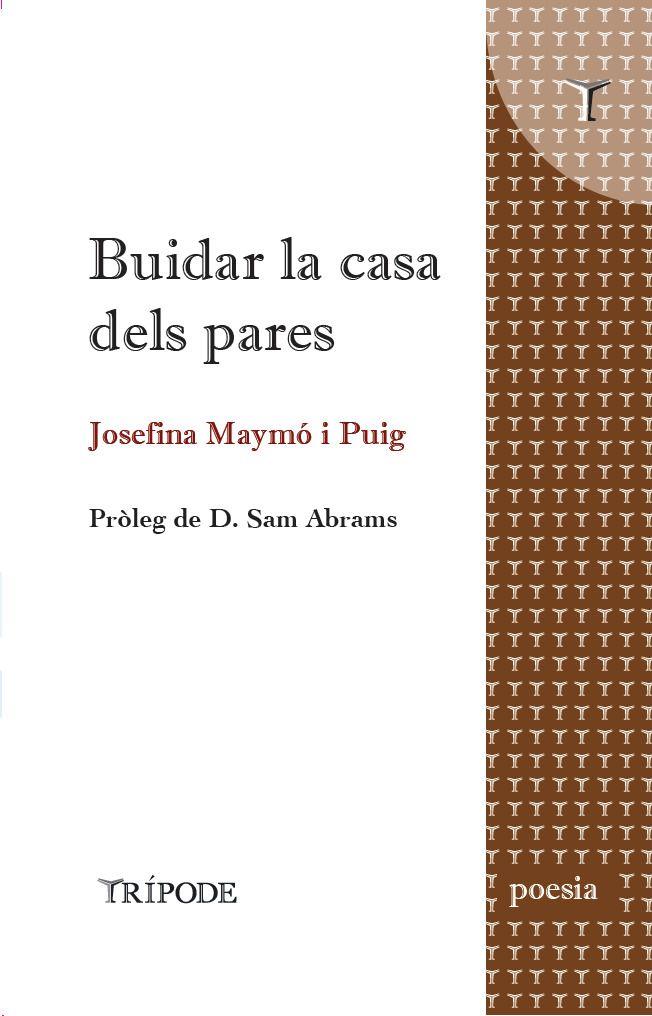 Presentació del llibre de poemes : "Buidar la casa dels pares" de Josefina Maymó ed. Trípode - 