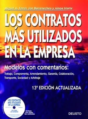 CONTRATOS MAS UTILIZADOS EN LA EMPRESA 2008 | 9788423426218 | AA. VV.