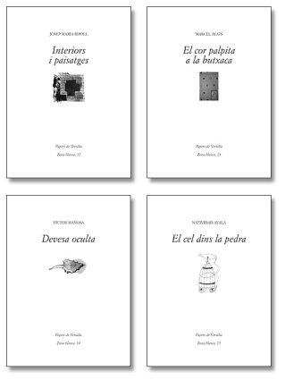 "Presentació dels 4 darrers llibres de la col· lecció «Zona blanca» de Papers de Versàlia" - 