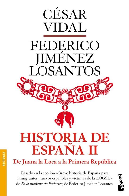 HISTORIA DE ESPAÑA II. DE JUANA LA LOCA A LA REPÚBLICA | 9788408003502 | CÉSAR VIDAL/FEDERICO JIMÉNEZ LOSANTOS