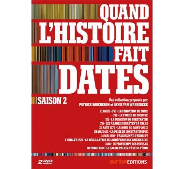 QUAND L'HISTOIRE FAIT DATES V2 - 2 DVD | 3453270086774 |  PATRICK BOUCHERON, DENIS VAN WAEREBEKE 