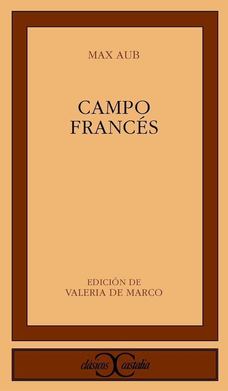 CAMPO FRANCÉS | 9788497402439 | AUB, MAX/DE MARCO, VALERIA