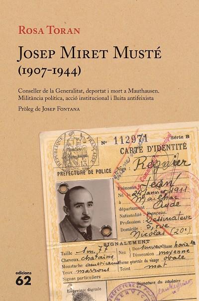 JOSEP MIRET MUSTé (1907-1944) | 9788429776188 | TORAN BELVER, ROSA