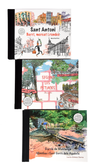 Exposició-venda dels dibuixos originals dels 3 nous llibres dels Carnets de Barcelona de l'Ajuntament de Barcelona - 