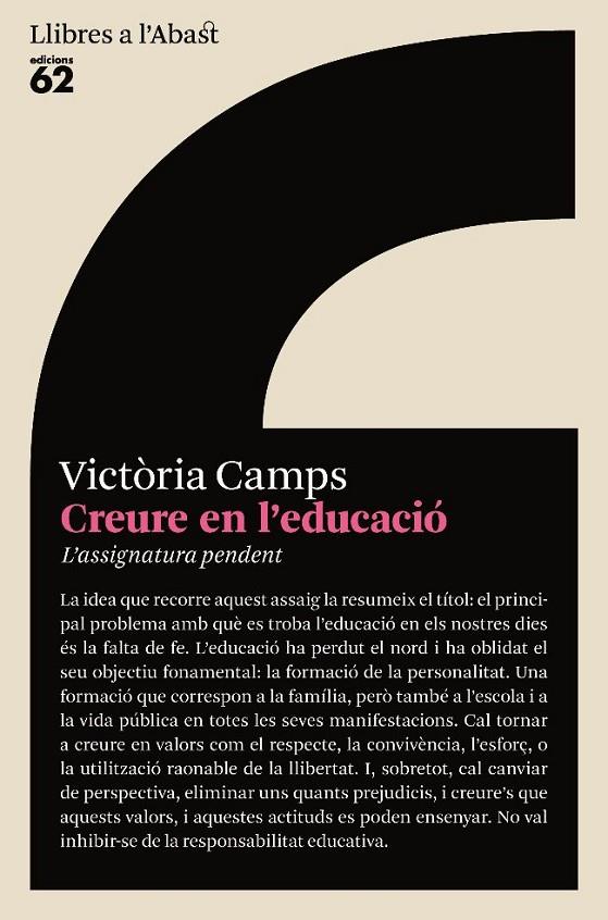 CREURE EN L'EDUCACIÓ | 9788429761399 | VICTÒRIA CAMPS