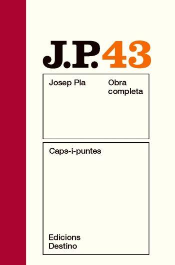 CAPS-I-PUNTES | 9788497101837 | JOSEP PLA