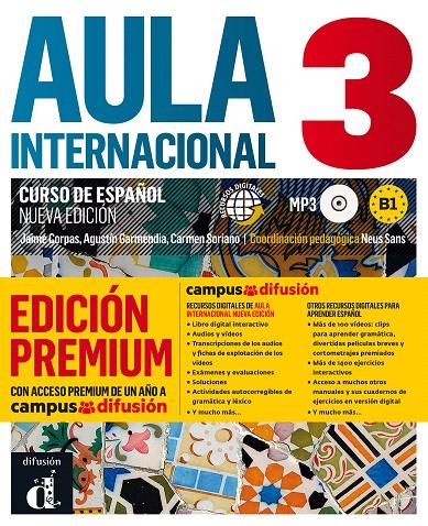 AULA INTERNACIONAL 3 EDICIÓN PREMIUM | 9788417249533 | CORPAS, JAIME/GARMENDIA, AGUSTÍN/SORIANO, CARMEN