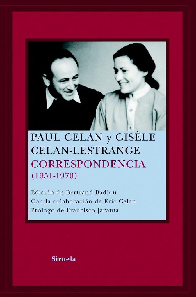 CORRESPONDENCIA (1951-1970) | 9788478448722 | CELAN, PAUL/CELAN-LESTRANGE, GISÈLE