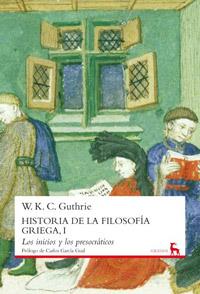HISTORIA DE LA FILOSOFIA I | 9788424936532 | GUTHRIE , WILLIAM KEITH CHAMBERS