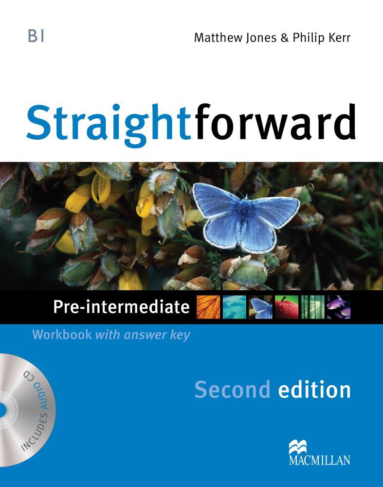 STRAIGHTFORWARD PRE-INTERMEDIATE WORKBOOK + KEY + CD | 9780230423169 | PHILIP KERR