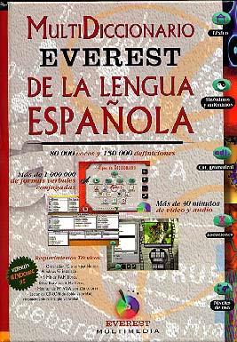 MULTIDICCIONARIO EVEREST DE LA LENGUA ESPAÑOLA. (CD-ROM WINDOWS) | 9788424110291 | EQUIPO LEXICOGRÁFICO EVEREST