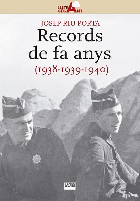 RECORDS DE FA ANYS (1938-1939-1940) | 9788491910985 | RIU PORTA, JOSEP