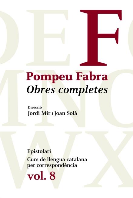 OBRES COMPLETES DE POMPEU FABRA, 8 | 9788475882758 | POMPEU FABRA