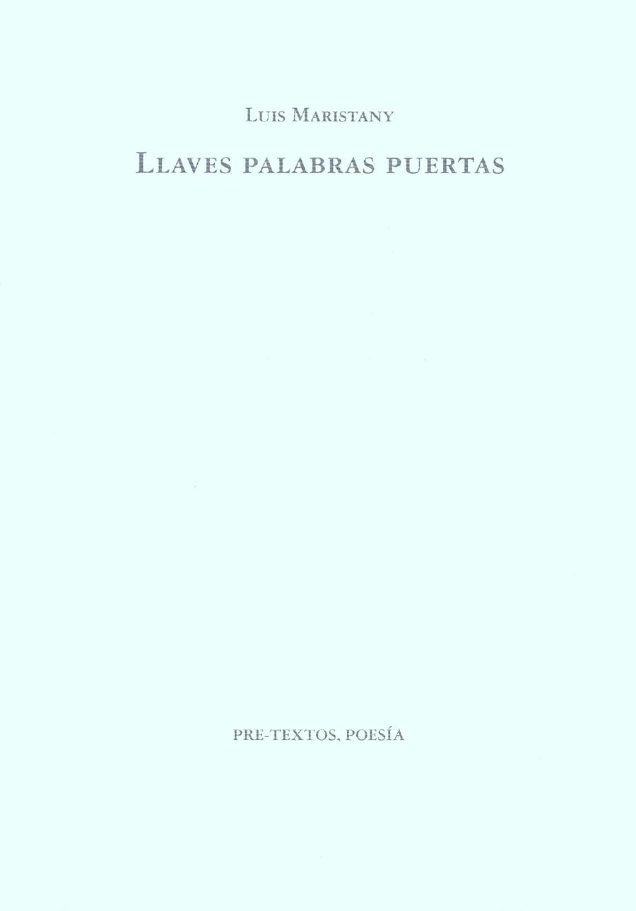  LLAVES PALABRAS PUERTAS | 9788481910384 | MARISTANY, LUIS