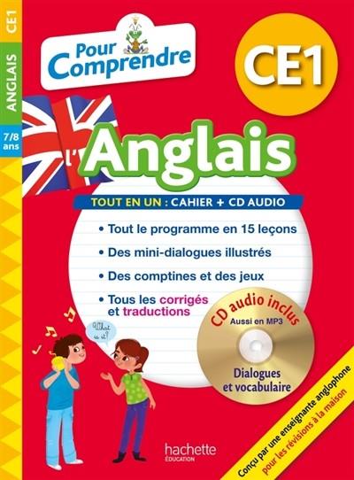 POUR COMPRENDRE L'ANGLAIS CE1, 7-8 ANS | 9782017015512