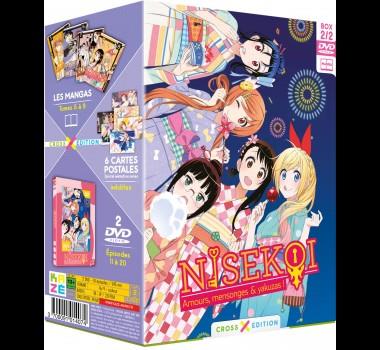 NISEKOI - SAISON 1 - PARTIE 2 SUR 2 - COFFRET COLLECTOR CROSS - 2 DVD | 3700091014289 |  AKIYUKI SHINBO - NAOYUKI TATSUWA 