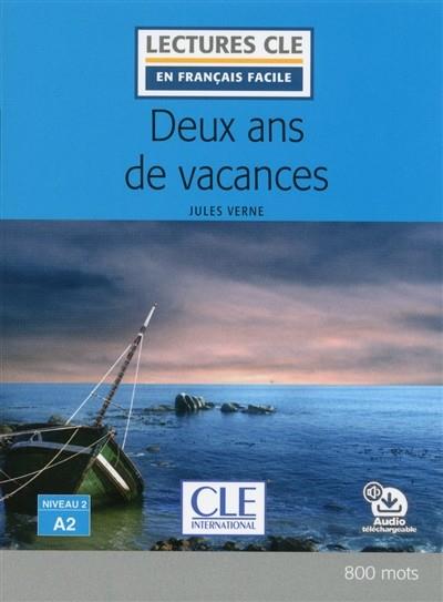 DEUX ANS DE VACANCES LECTURES CLE (ADAPTATION EN FRANÇAIS FACILE) NIVEAU A2 | 9782090311259 | VERNE, JULES
