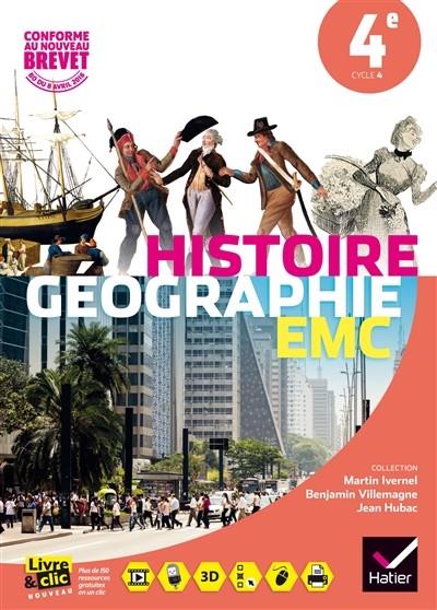 HISTOIRE GÉOGRAPHIE, EMC 4E : NOUVEAUX PROGRAMMES 2016 | 9782401021525 | IVERNEL, MARTIN 