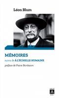 MÉMOIRES SUIVI DE A L'ÉCHELLE HUMAINE : 1940-1941 | 9782377358960 | BLUM, LÉON