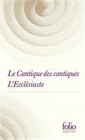 LE CANTIQUE DES CANTIQUES / L'ECCLÉSIASTE  | 9782072980848