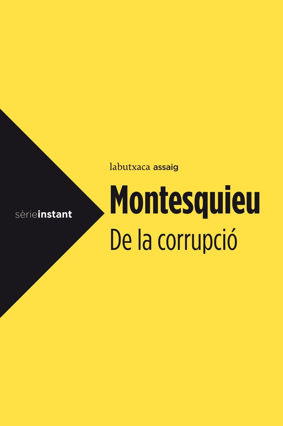 DE LA CORRUPCIÓ | 9788499306988 | MONTESQUIEU