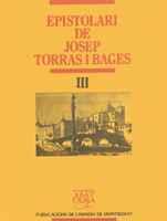 EPISTOLARI DE JOSEP TORRAS I BAGES, VOL. III | 9788478267460 | TORRAS I BAGES, JOSEP/MEDINA, JAUME