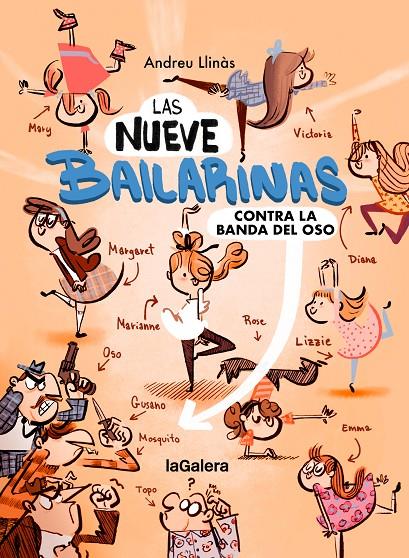 LAS NUEVE BAILARINAS 1. CONTRA LA BANDA DEL OSO | 9788424674489 | LLINÀS DURAN, ANDREU