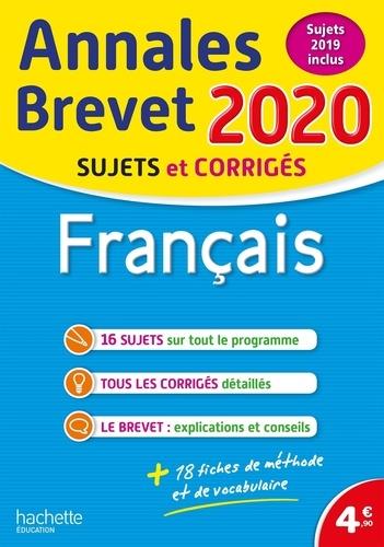 ANNALES BREVET 2020 FRANÇAIS - SUJETS ET CORRIGÉS | 9782017082934 | COLLECTIF