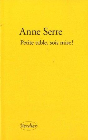 PETITE TABLE, SOIS MISE ! | 9782864326885 | ANNE SERRE