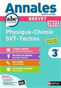 ANNALES BREVET PHYSIQUE CHIMIE, SVT, TECHNO 3E : BREVET 2023 | 9782091572918 | COLLECTIF